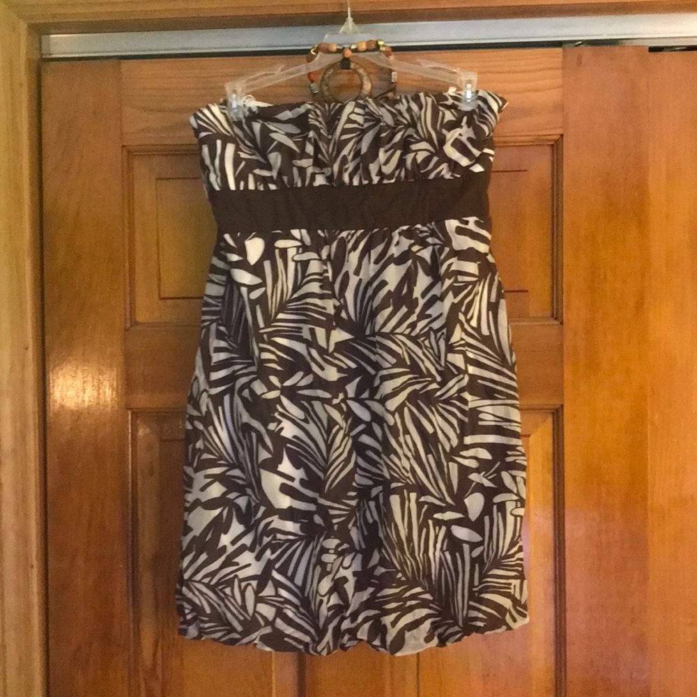 Strapless Dress size 9, 100% cotton